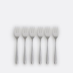 Lot de 6 fourchettes à gateaux, inox Ebano LA REDOUTE INTERIEURS image