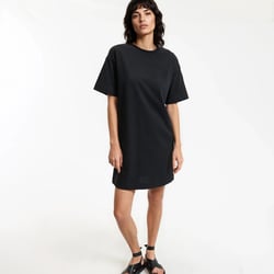 Vestido curto com botões no ombro LA REDOUTE COLLECTIONS