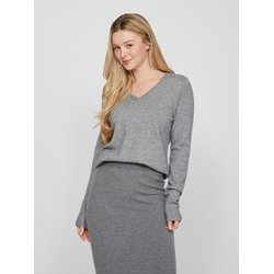 Pull col v en fine maille VILA image