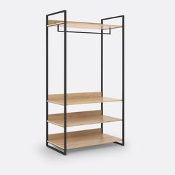 Module armoire large 3 étagères 1 penderie HIBA LA REDOUTE INTERIEURS image