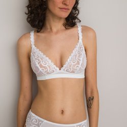 Bügelloser BH Lyssa aus besticktem Tüll LA REDOUTE COLLECTIONS image