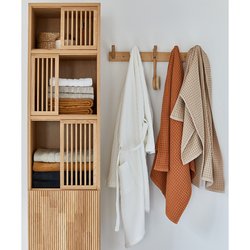 Drap de bain coton effet nid d'abeille, Tifli LA REDOUTE INTERIEURS image