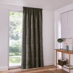 Carly Corduroy Pencil Pleat/Wave Header Curtain LA REDOUTE INTERIEURS image