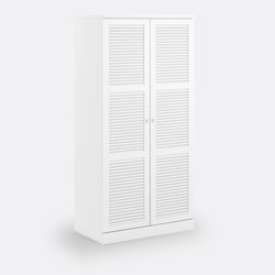 Mayor 2-Door Solid Pine Wardrobe SO'HOME image