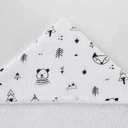 Babybadetuch, Baumwollmusselin, 380 g/m² LA REDOUTE INTERIEURS image