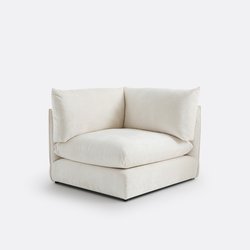 Sofá modulável, em veludo texturizado, Malo LA REDOUTE INTERIEURS image