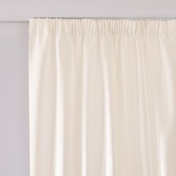 Cortina opaca, con cinta con fruncido y ondas, VODA LA REDOUTE INTERIEURS image