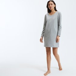 Chemise de nuit en molleton LA REDOUTE COLLECTIONS image