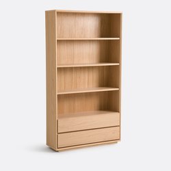 Книжный шкаф с 4 нишами и 2 выдвижными ящиками, Norrem LA REDOUTE INTERIEURS image