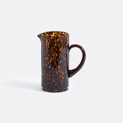 Jarra de cristal ámbar con estampado de leopardo, Fauvita LA REDOUTE INTERIEURS image