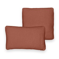 Funda para cojín de punto tricot WESTPORT LA REDOUTE INTERIEURS image