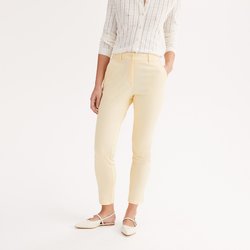 Pantalon droit chino, sergé stretch ANNE WEYBURN image
