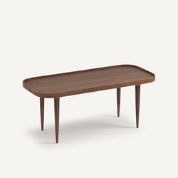 Table basse noyer massif Magosia, petit modèle AM.PM image