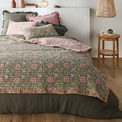 Colcha Kantha, em tecido de algodão, Casaluce LA REDOUTE INTERIEURS image