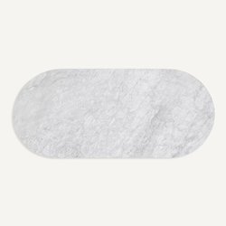 Plateau de table ovale en marbre, L220 cm, Ovalo AM.PM image