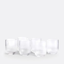 Set of 6 Ostri Textured Tumbler Glasses LA REDOUTE INTERIEURS image
