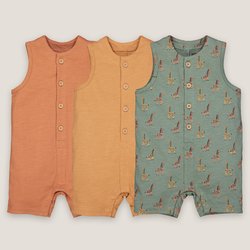Lote de 3 monos cortos LA REDOUTE COLLECTIONS image