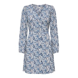Vestido curto estampado, mangas compridas ONLY