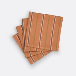 Set of 4 Hortense Striped Cotton Napkins LA REDOUTE INTERIEURS image