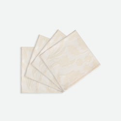 Juego de 4 servilletas de algodón jacquard, LINDA LA REDOUTE INTERIEURS image