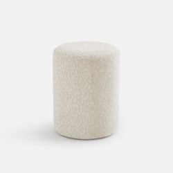 Pouf en bouclette, motif léopard, POLINA LA REDOUTE INTERIEURS image