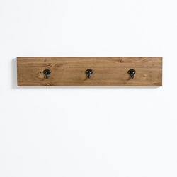 Wandgarderobe Hiba mit 3 Haken, Kiefer LA REDOUTE INTERIEURS image