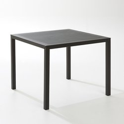 Table de jardin carrée, métal acier perforé, Choe LA REDOUTE INTERIEURS image