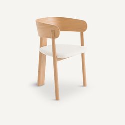 Cadeira de mesa em carvalho e malha tipo borboto, Marais AM.PM image