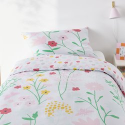 Conjunto de cama em algodão para criança, fronha retangular., Fleurs SO'HOME image