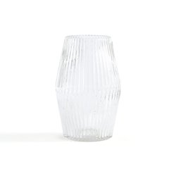 Jarrón de vidrio agrietado forma cilíndrica H25 cm, Afa LA REDOUTE INTERIEURS image
