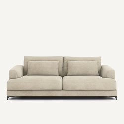 Sofá-cama de 4 lugares, em veludo de linho, Marsile AM.PM image