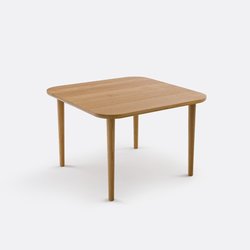Table basse carrée chêne massif L66 cm, Crueso LA REDOUTE INTERIEURS image