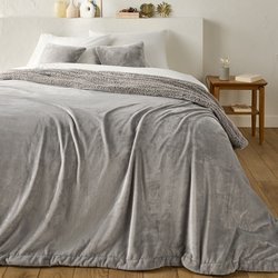 Beddensprei in fleece en sherpa, Maxine LA REDOUTE INTERIEURS image