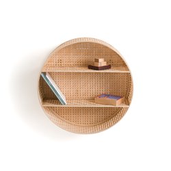 Estantería de pared redonda de bambú Ø40 cm, Hadga LA REDOUTE INTERIEURS image