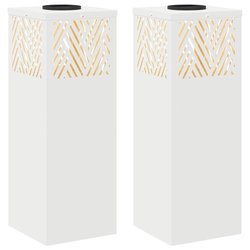 Lot de 2 lampes de chemin solaire LED extérieur HOME MAISON