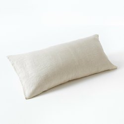Taie de traversin pur lin lavé, Elina AM.PM image
