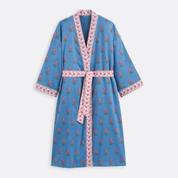 Alanis Printed Bathrobe with Towelling Backing LA REDOUTE INTERIEURS image