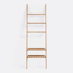 Kiari Teak Finish Oiled Acacia Ladder Shelf LA REDOUTE INTERIEURS image