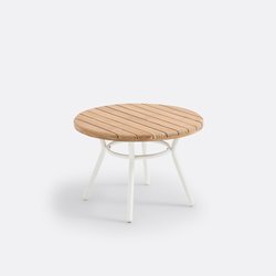 Chassagne Solid Teak & Aluminium Garden Coffee Table LA REDOUTE INTERIEURS image