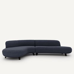 Divano angolare chiné bouclé, Rosebury AM.PM image