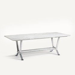 Tavolo da pranzo in marmo e metallo ferro, Zen OTTO STUDIO FOR AM.PM image