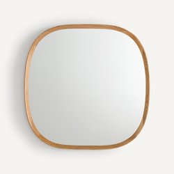 Orion Mirror in Organic Solid Oak and MDF H80cm AM.PM image