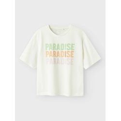 T-shirt a maniche corte, messaggio stampato NAME IT image