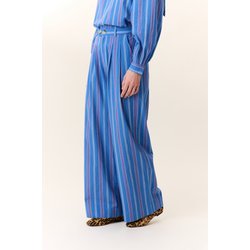 Gestreepte broek met wijde pijpen PAMY LEON & HARPER image
