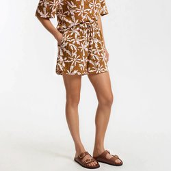 Calções com cós elástico, estampado floral LA REDOUTE COLLECTIONS