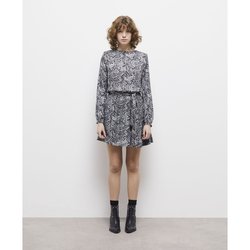 Robe évasée imprimée, courte, manches longues THE KOOPLES image