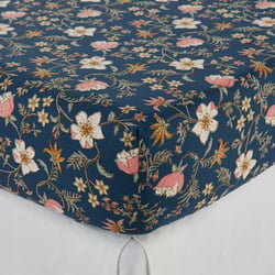 Fitted Sheet in 30% Recycled Cotton. 25cm, Jasmine LA REDOUTE INTERIEURS image