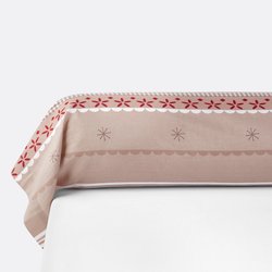 Tyrol Winter Print 100% Cotton Bolster Case SO'HOME image