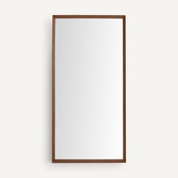 Miroir XXL noyer massif H200 cm, Andromède AM.PM image