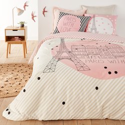 Housse de couette coton, Paris for ever LA REDOUTE INTERIEURS image